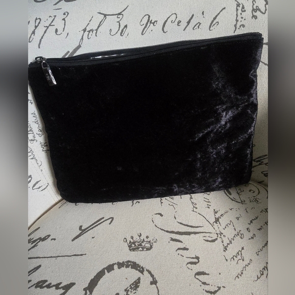 Americana by Sharif Velour Beaded Front Clutch Purse Retro elegant GUC - Picture 6 of 9